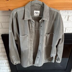 Zara Lightweight Shirt Jacket